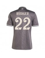 Real Madrid Antonio Rudiger #22 Tredjedrakt 2024-25 Korte ermer